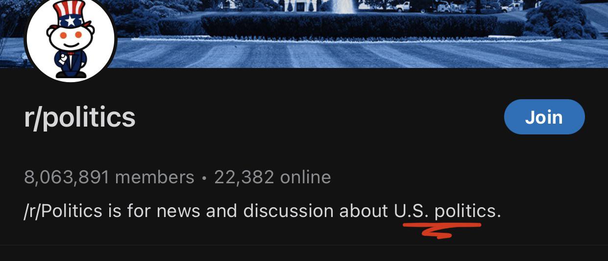 reddit politics
